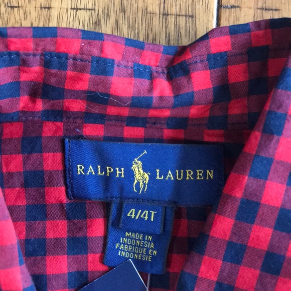 NWT Ralph Lauren long sleeve button down - Picture 2 of 3